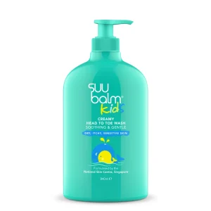 Suu Balm® Детский крем-гель для купания с головы до пят «Успокаивающий и мягкий»