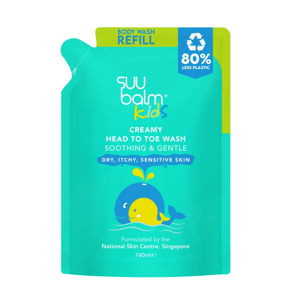 Suu Balm® Детский крем-гель для купания с головы до пят «Успокаивающий и мягкий», фото 1